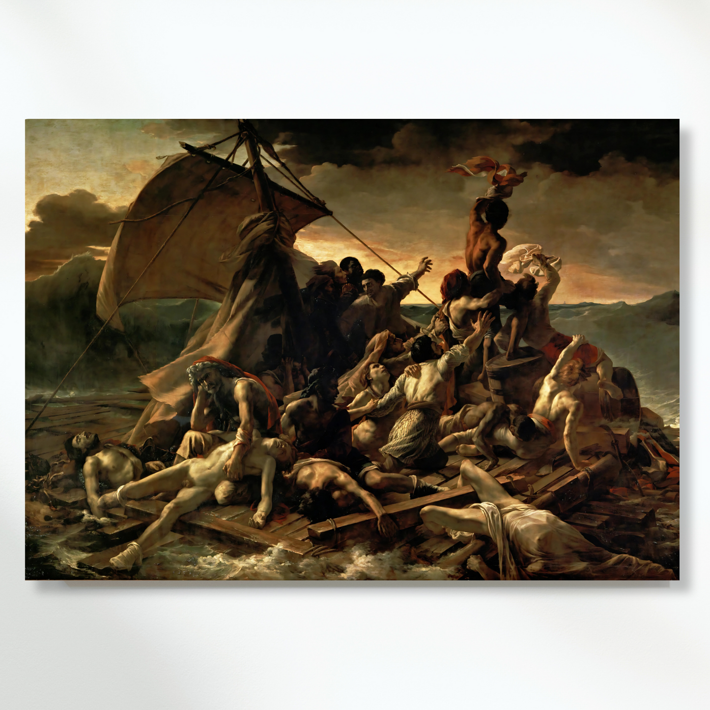 Théodore Géricault - The Raft Of The Medusa Wall Art Canvas Print