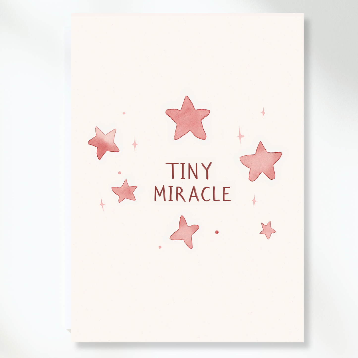 Tiny Miracle Canvas Wall Art Print