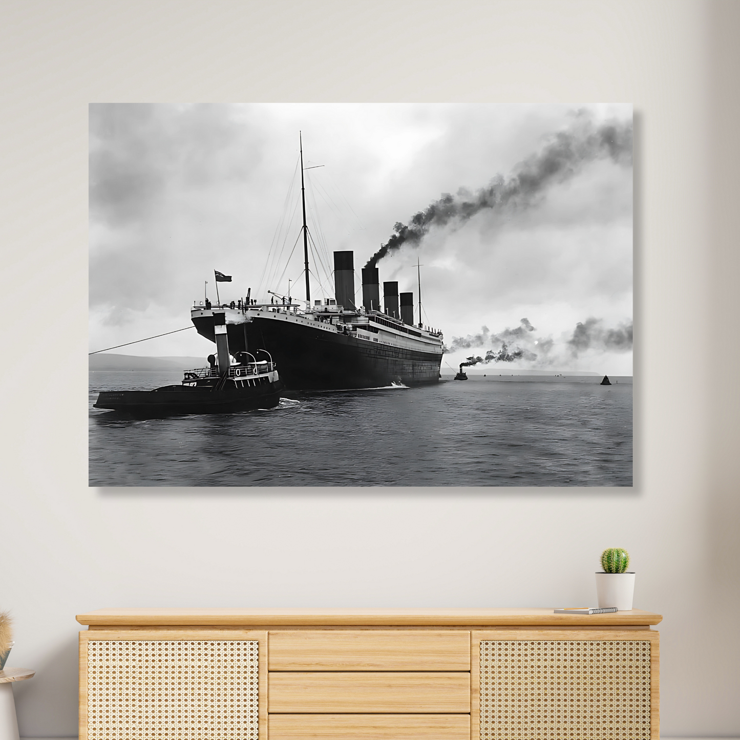 Titanic Being Towed