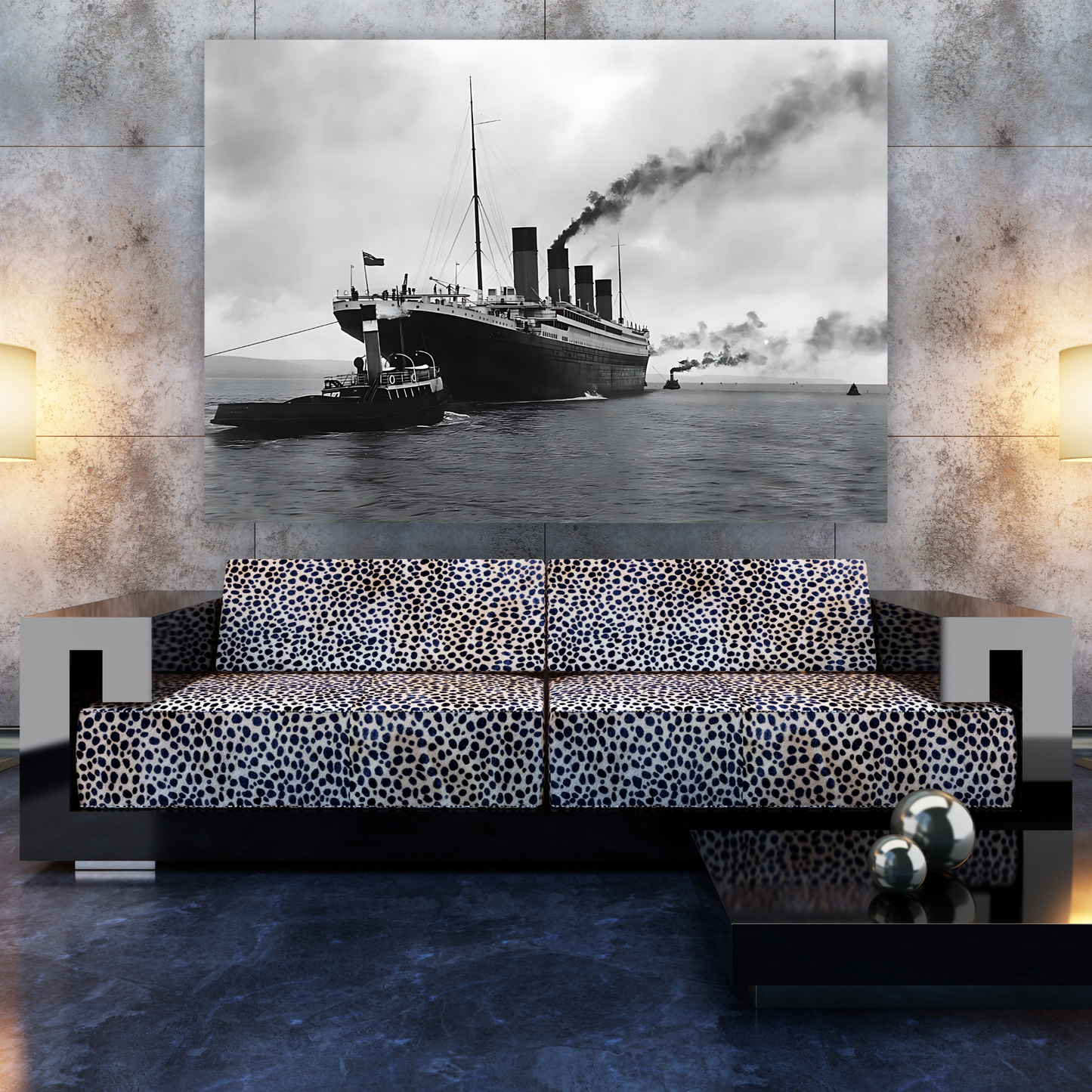 Titanic Being Towed