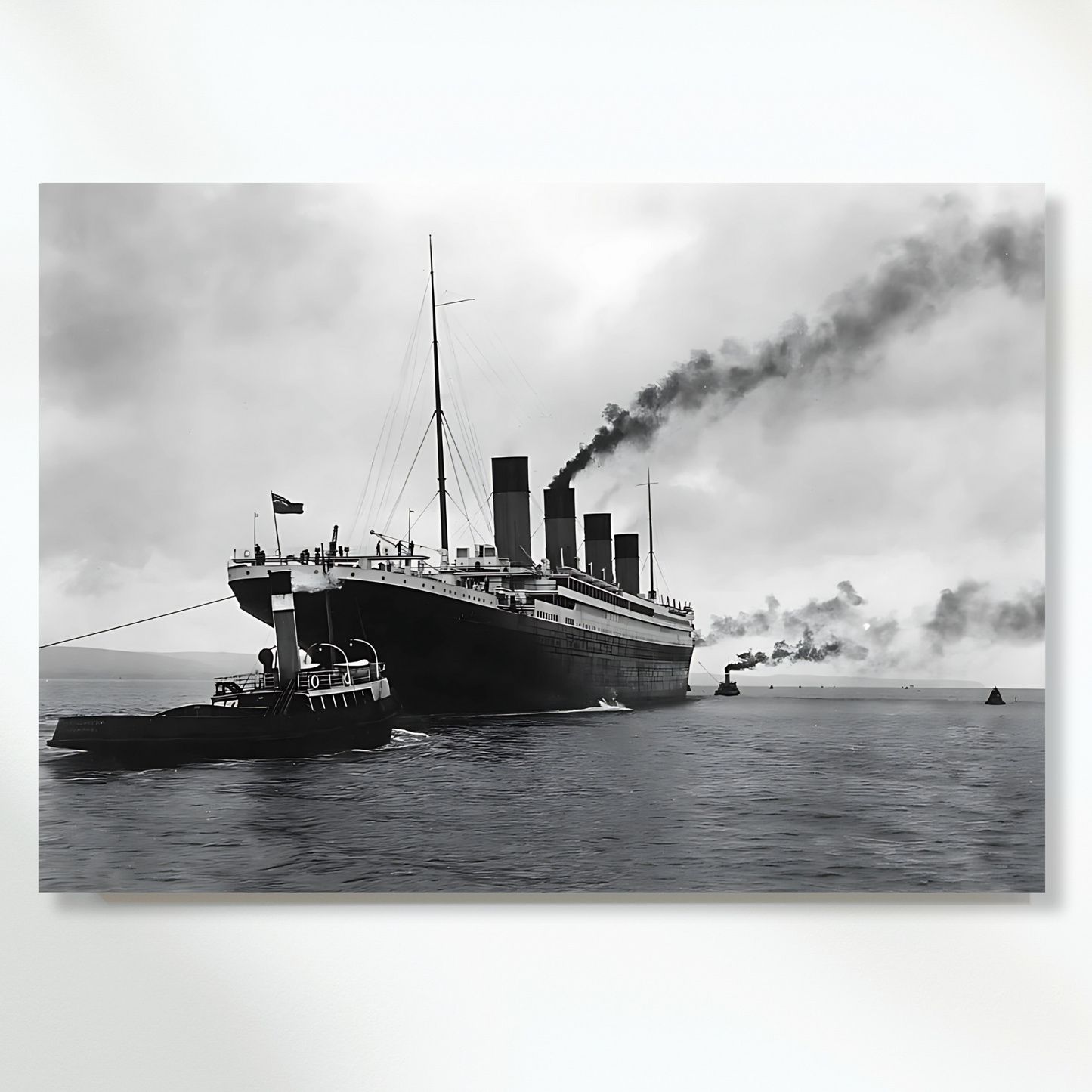 Titanic Being Towed