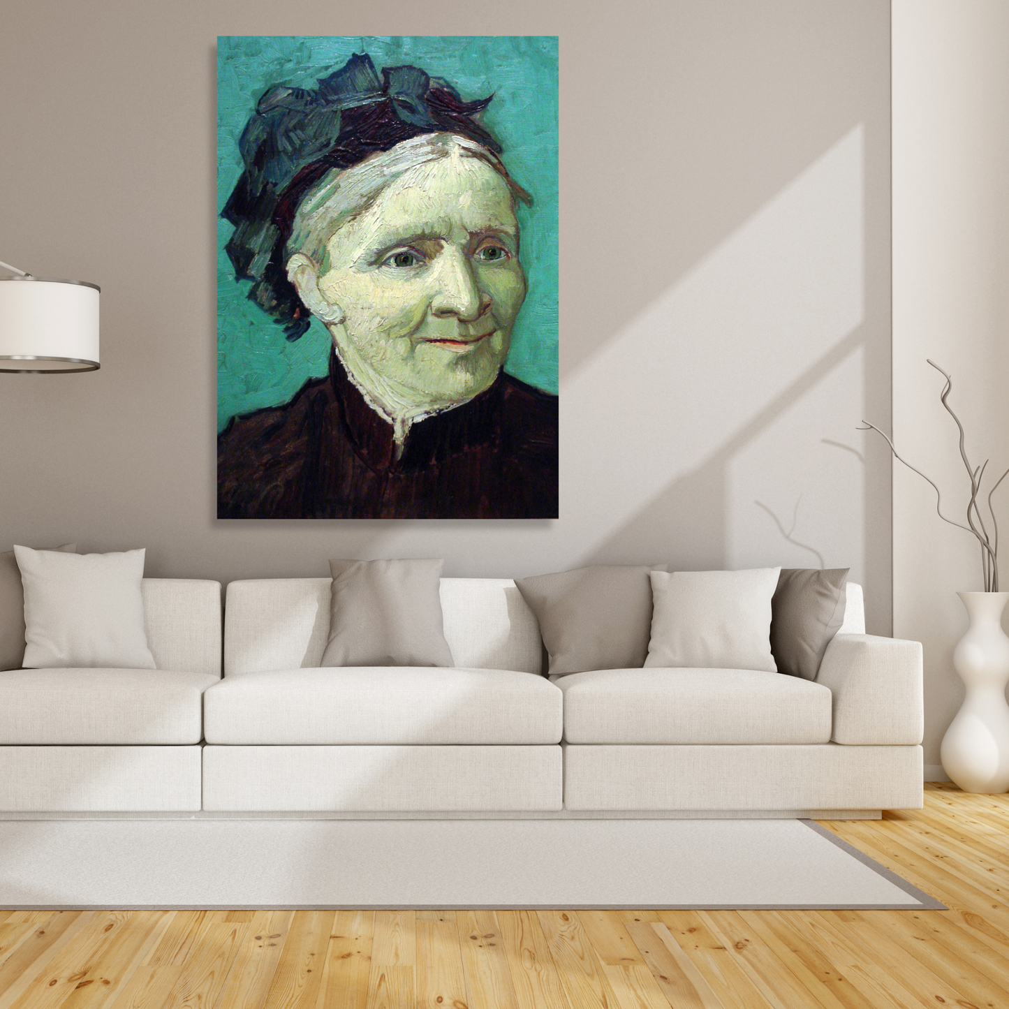 Vincent Van Gogh - Portrait Of The Artists Mother Wall Art Canvas Print