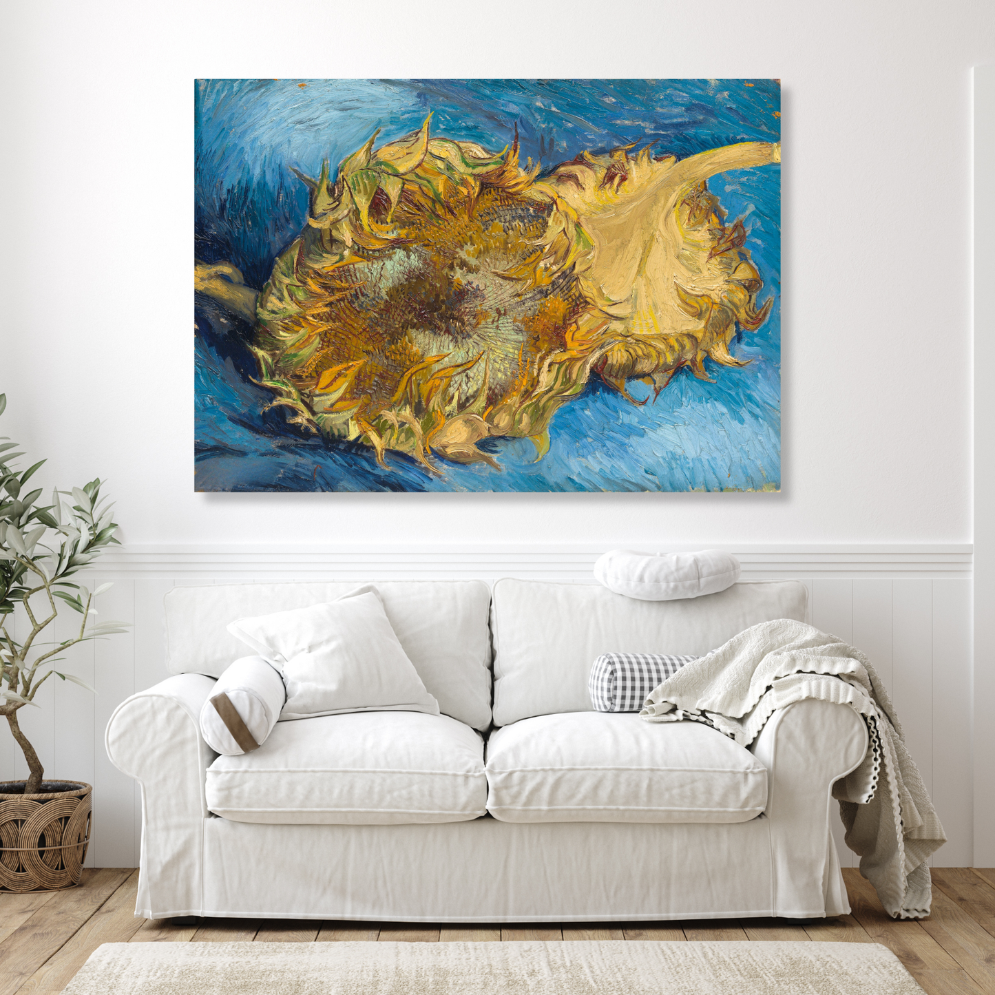 Vincent Van Gogh - Sunflowers Wall Art Canvas Print
