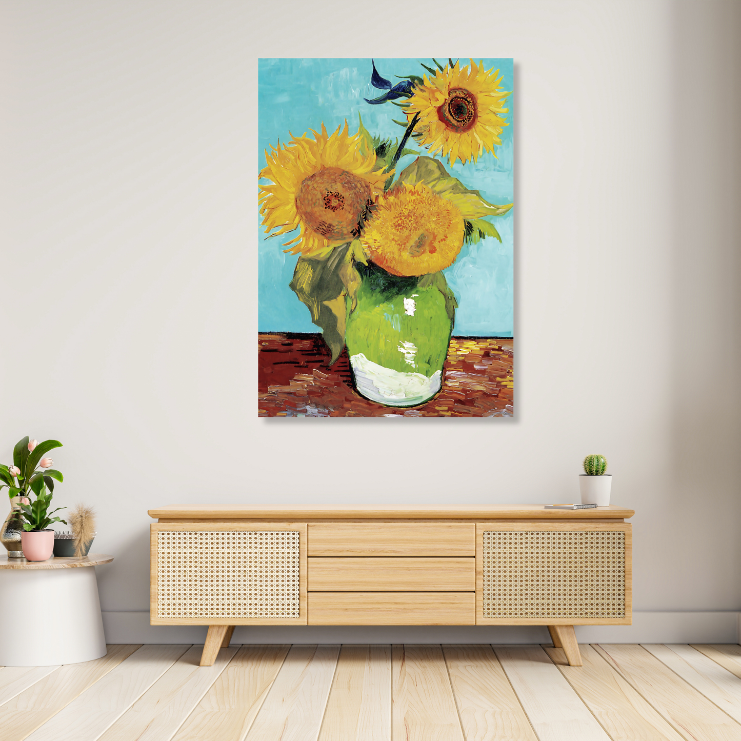 Vincent Van Gogh - Vase with Three Sunflowers