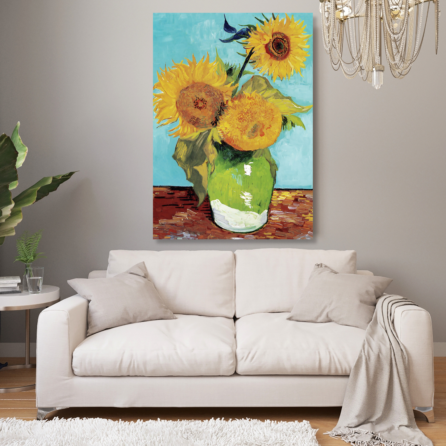 Vincent Van Gogh - Vase with Three Sunflowers