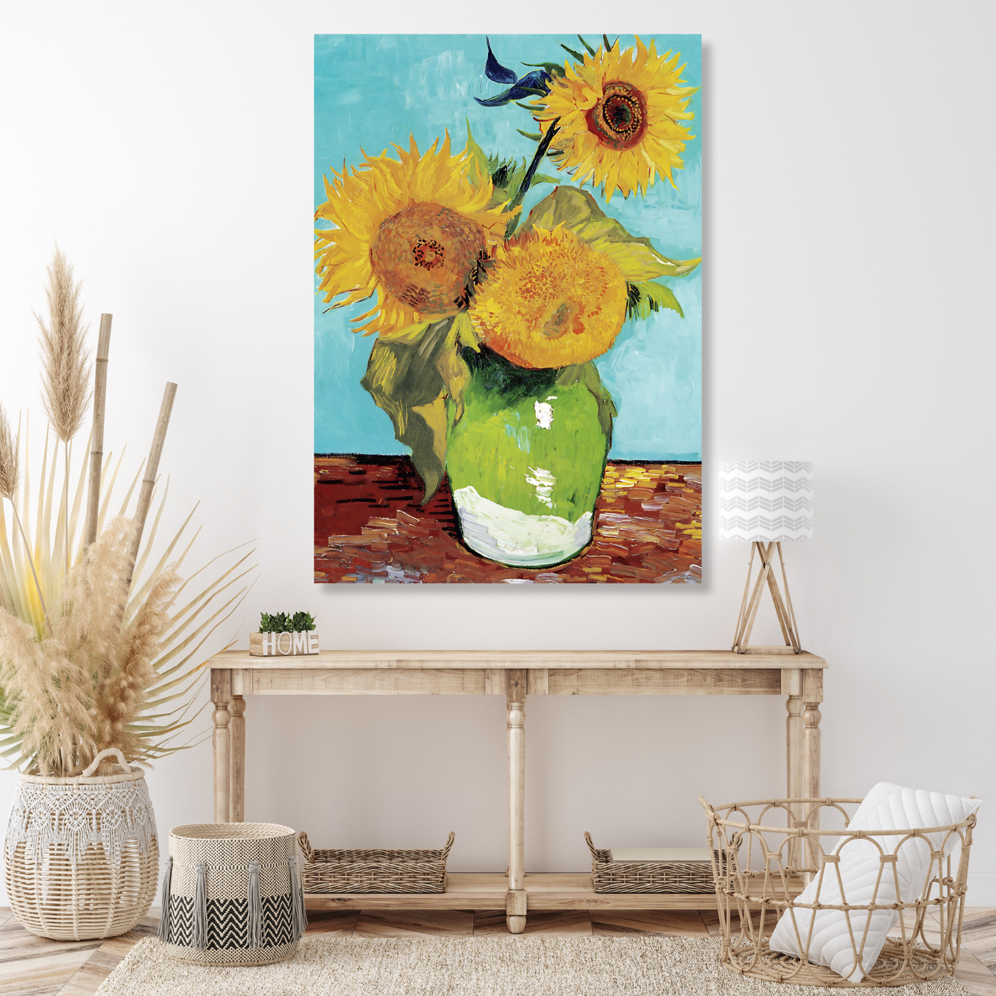Vincent Van Gogh - Vase with Three Sunflowers