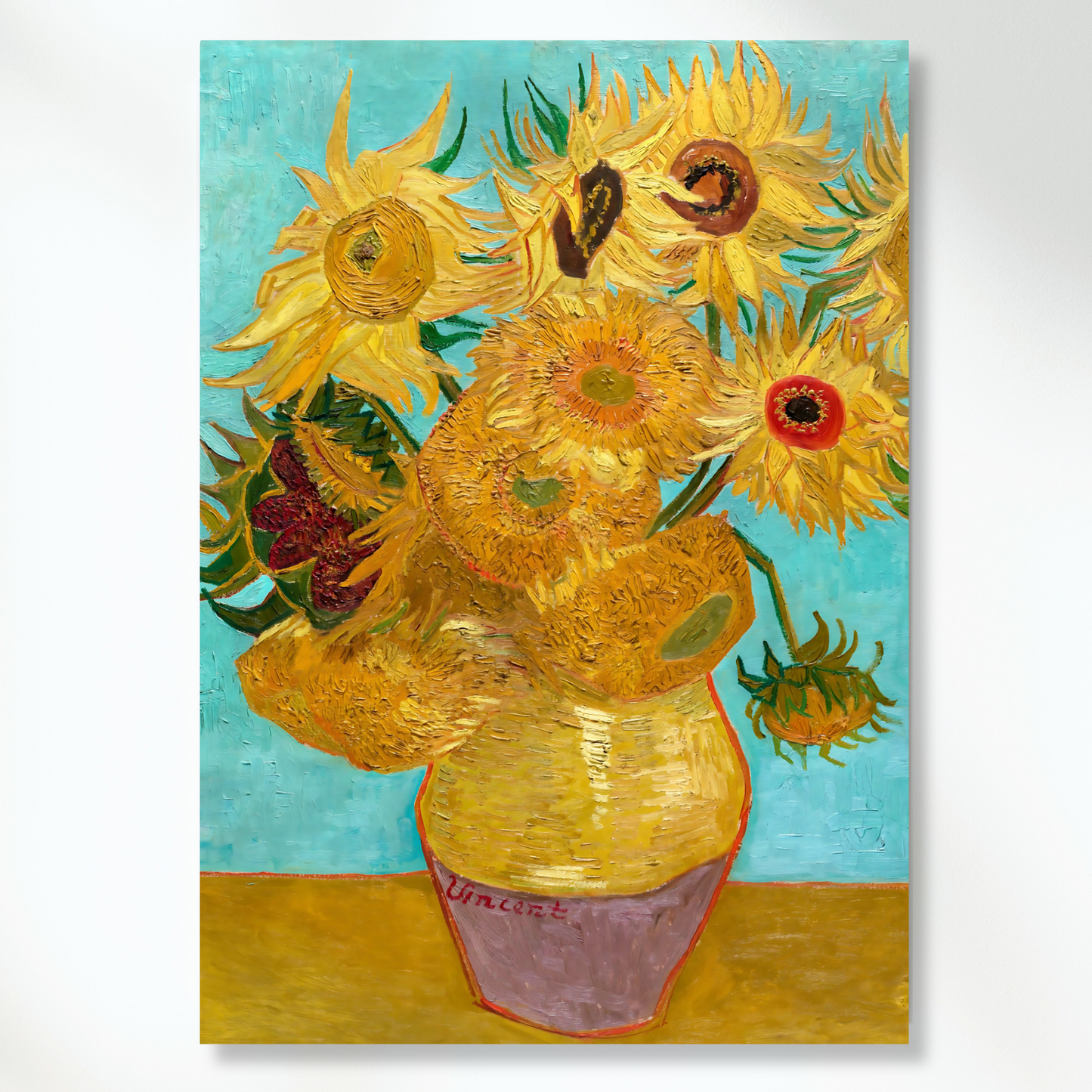 Vincent Van Gogh - Vase with Twelve Sunflowers Wall Art Canvas Print
