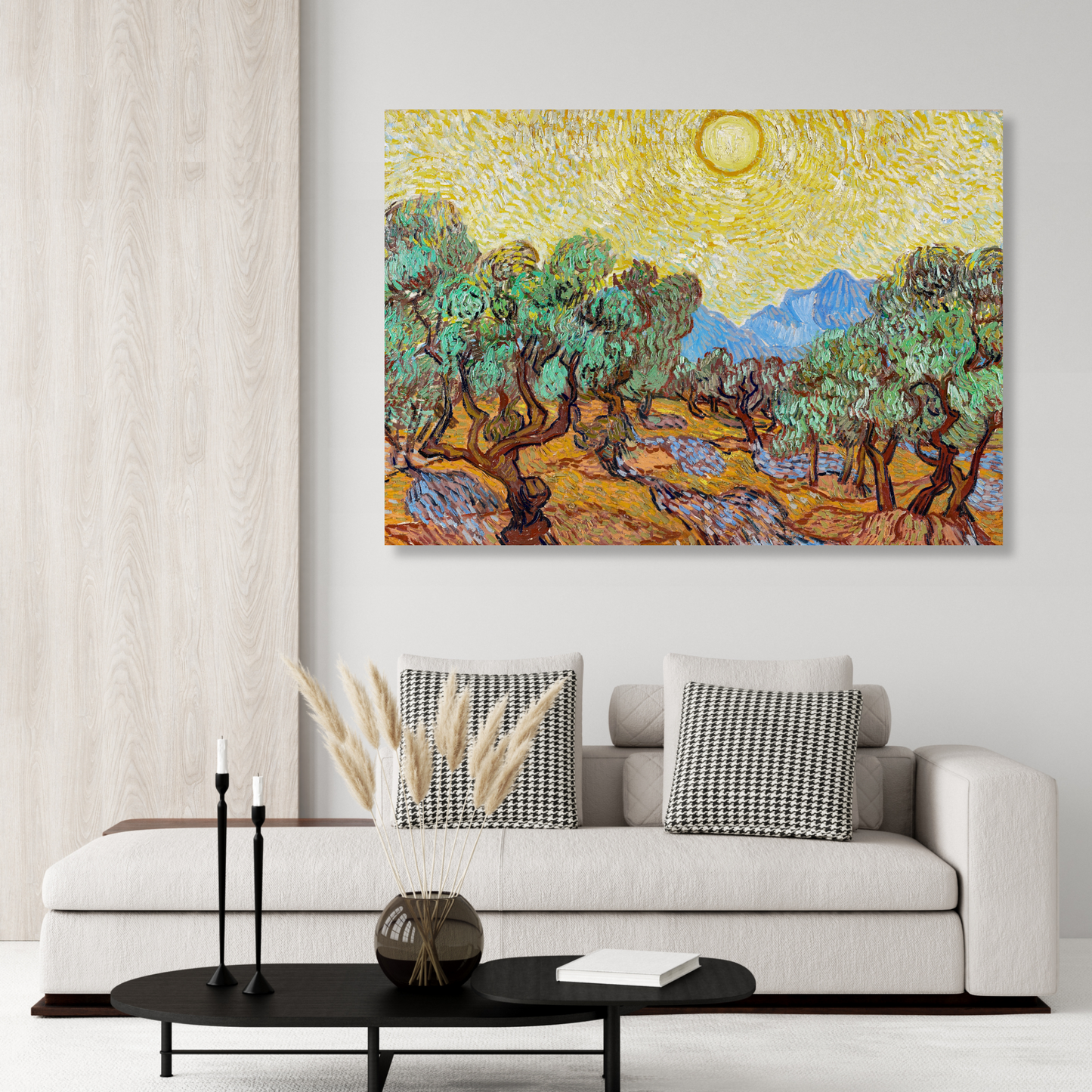 Vincent Van Gogh - Olive Trees With Yellow Sky And Sun