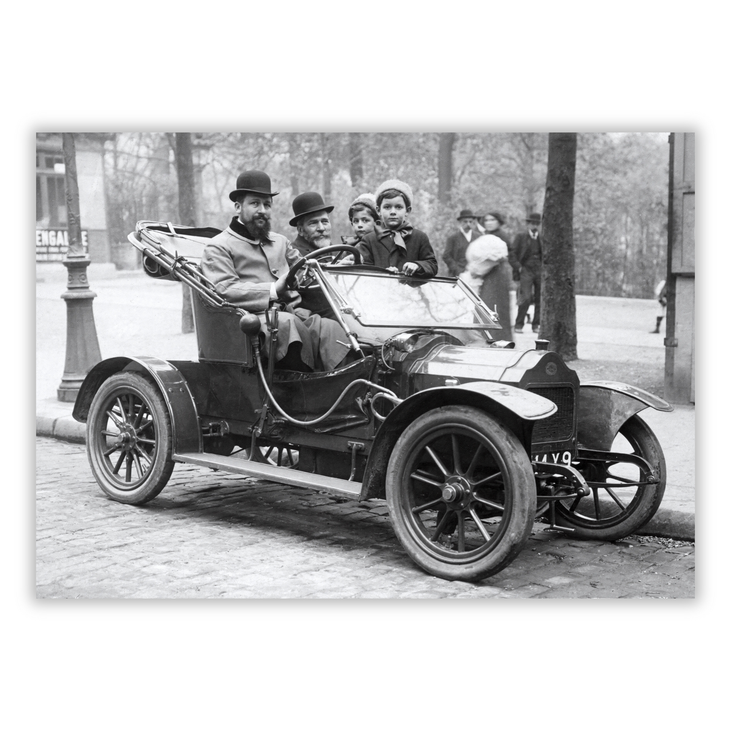 Vintage Automobile Wall Art Canvas Print