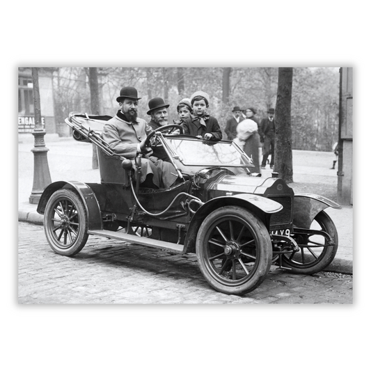 Vintage Automobile Wall Art Canvas Print