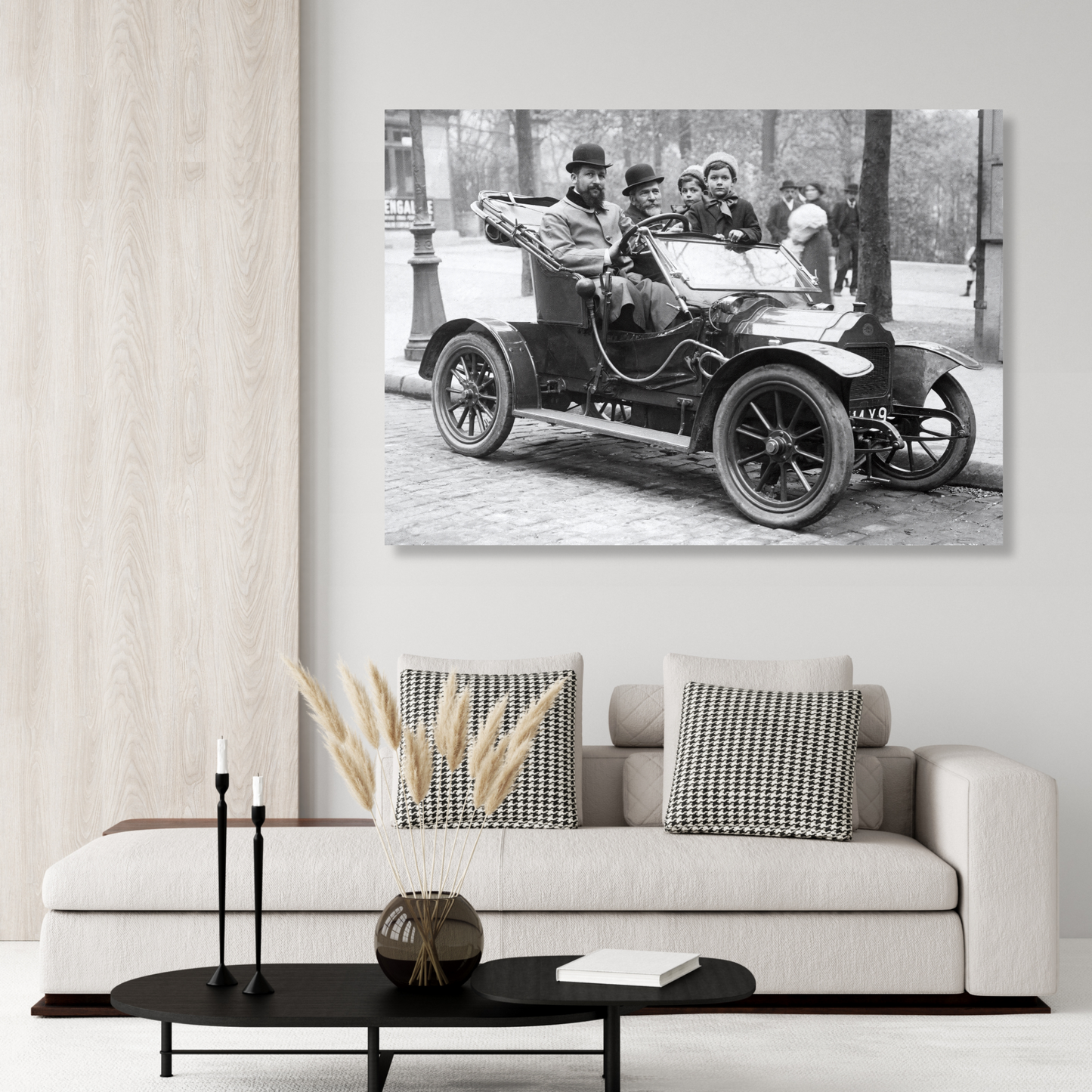 Vintage Automobile Wall Art Canvas Print