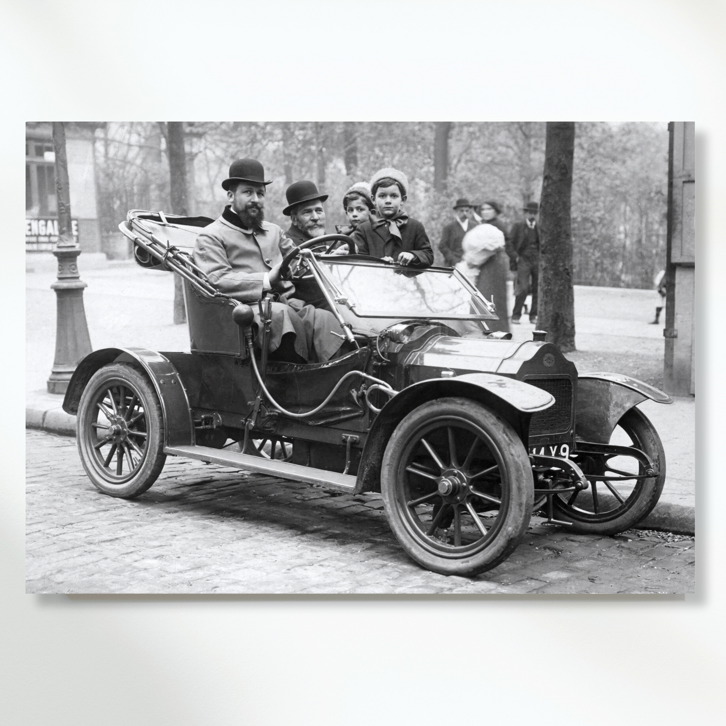 Vintage Automobile Wall Art Canvas Print