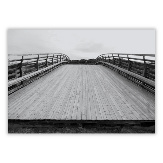 Wooden Bridge Wall Art Canvas Print