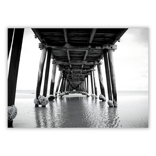 Wooden Pier Wall Art Canvas Print