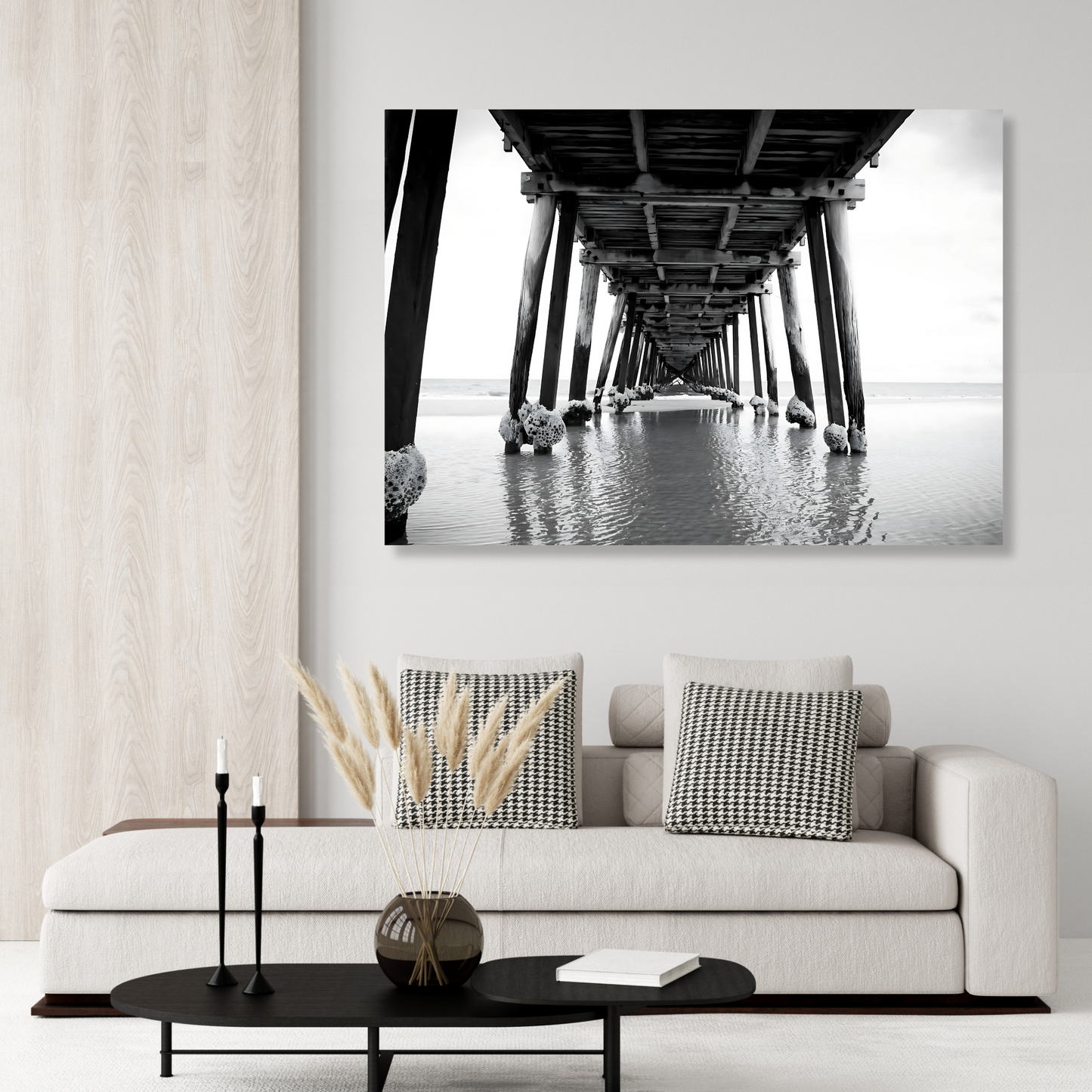 Wooden Pier Wall Art Canvas Print