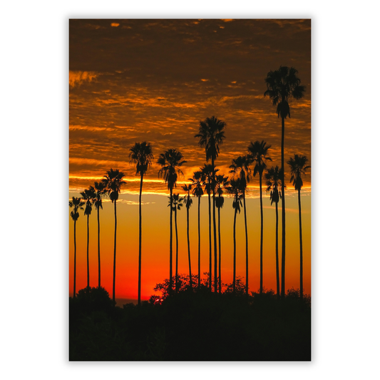 A Californian Dusk Wall Art Canvas Print