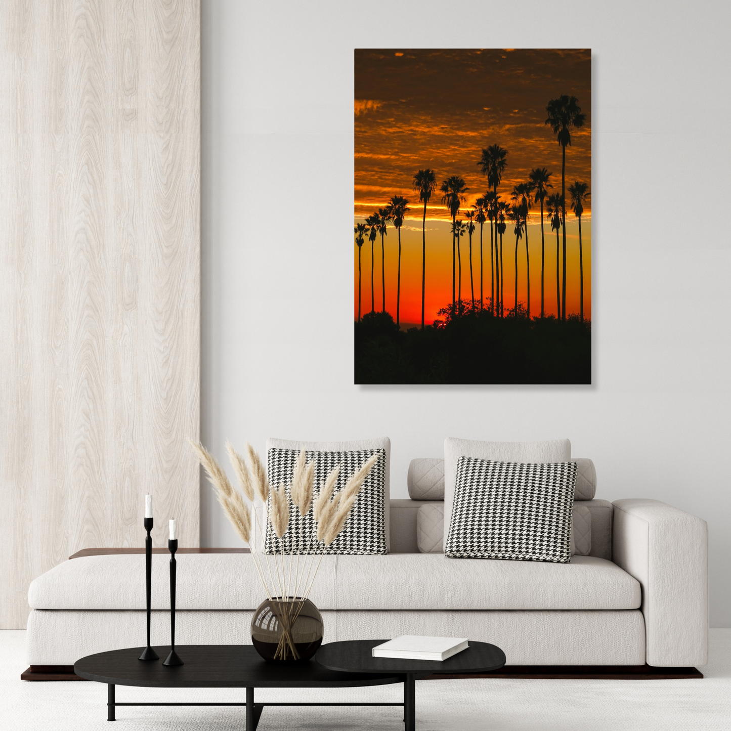 A Californian Dusk Wall Art Canvas Print