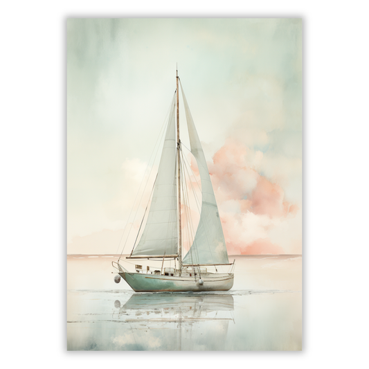 A Good Day For Sailing Wall Art Canvas Print