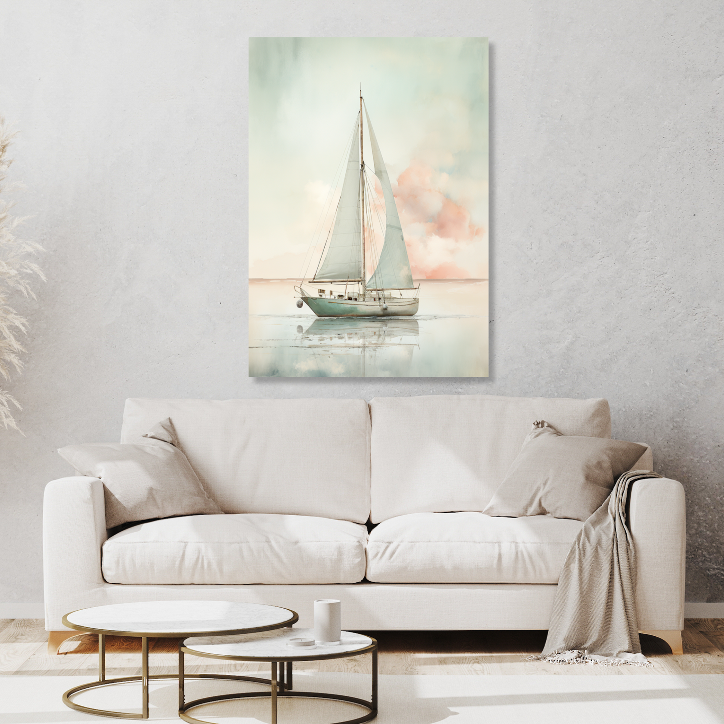 A Good Day For Sailing Wall Art Canvas Print