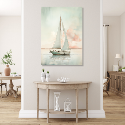 A Good Day For Sailing Wall Art Canvas Print