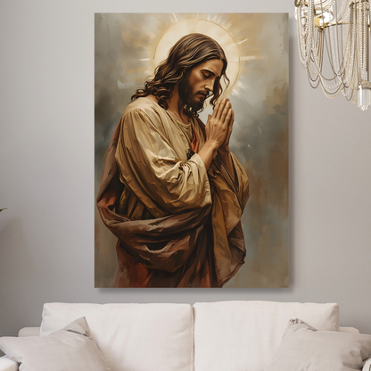 A Silent Prayer Wall Art Canvas Print