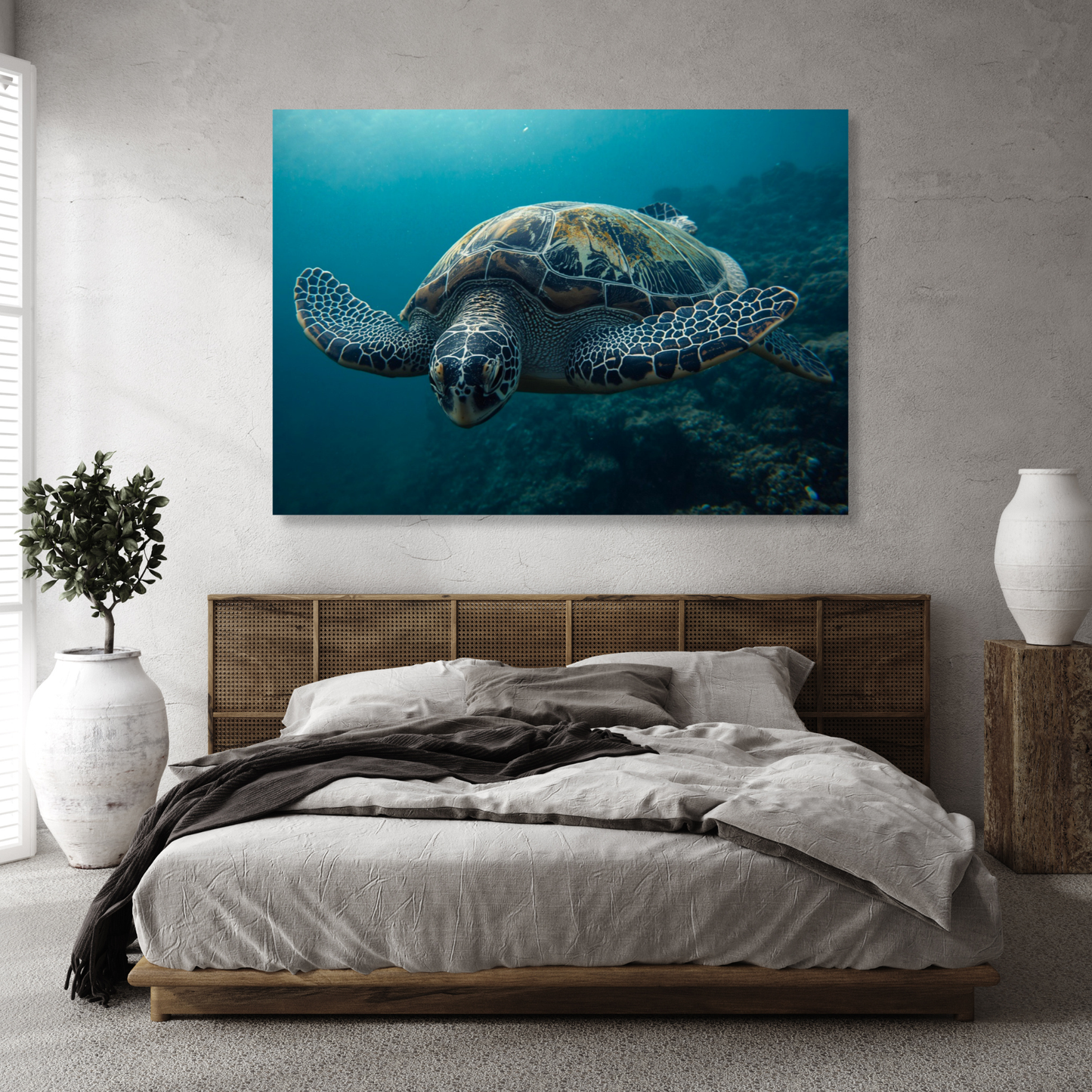 A Turtle's Journey Wall Art Canvas Print