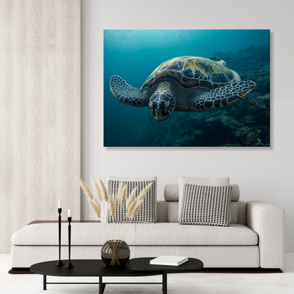 A Turtle's Journey Wall Art Canvas Print