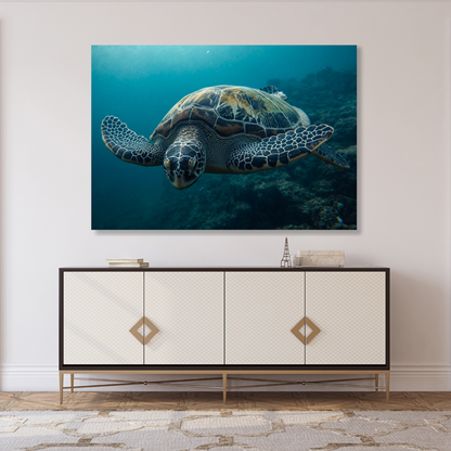 A Turtle's Journey Wall Art Canvas Print
