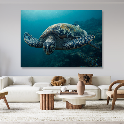 A Turtle's Journey Wall Art Canvas Print