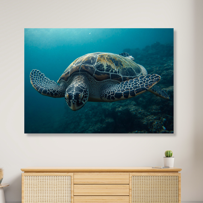 A Turtle's Journey Wall Art Canvas Print