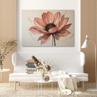 Aesthetically Floral Wall Art Canvas Print