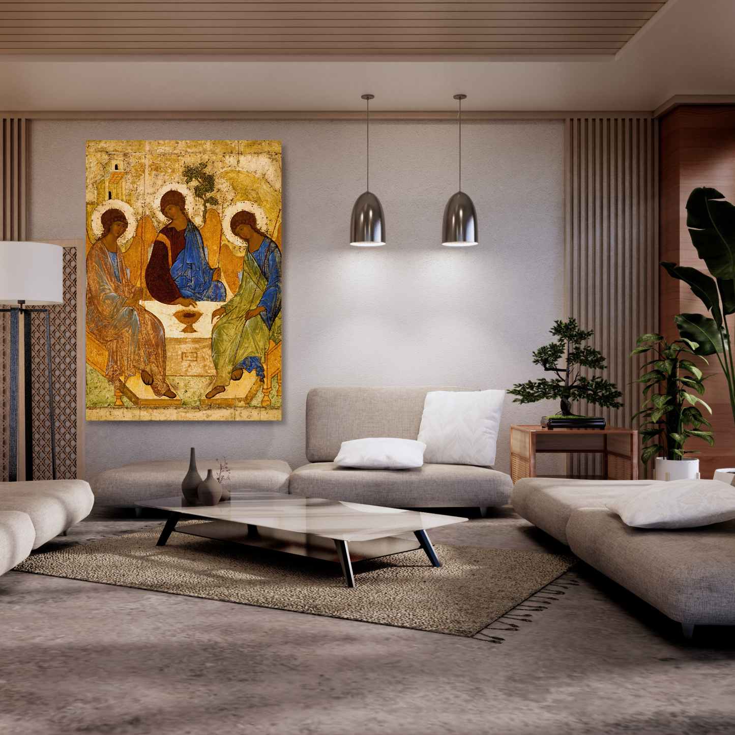 Andrei Rublev - The Trinity Wall Art Canvas Print