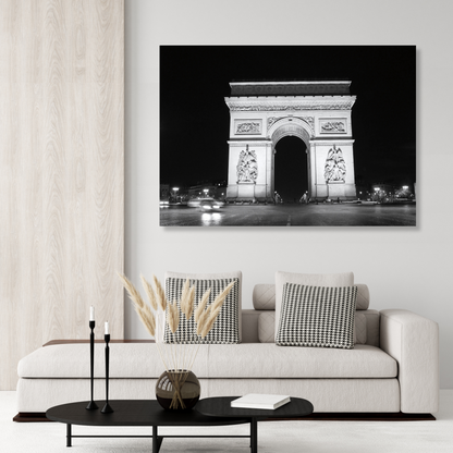 Arc De Triomphe At Night