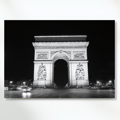 Arc De Triomphe At Night