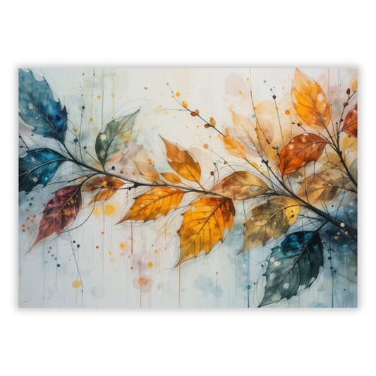 Autumn Leaves Wall Art Canvas Print