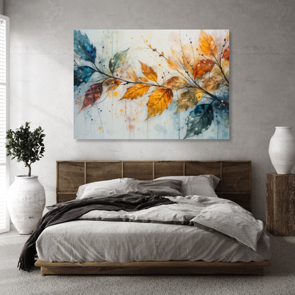 Autumn Leaves Wall Art Canvas Print