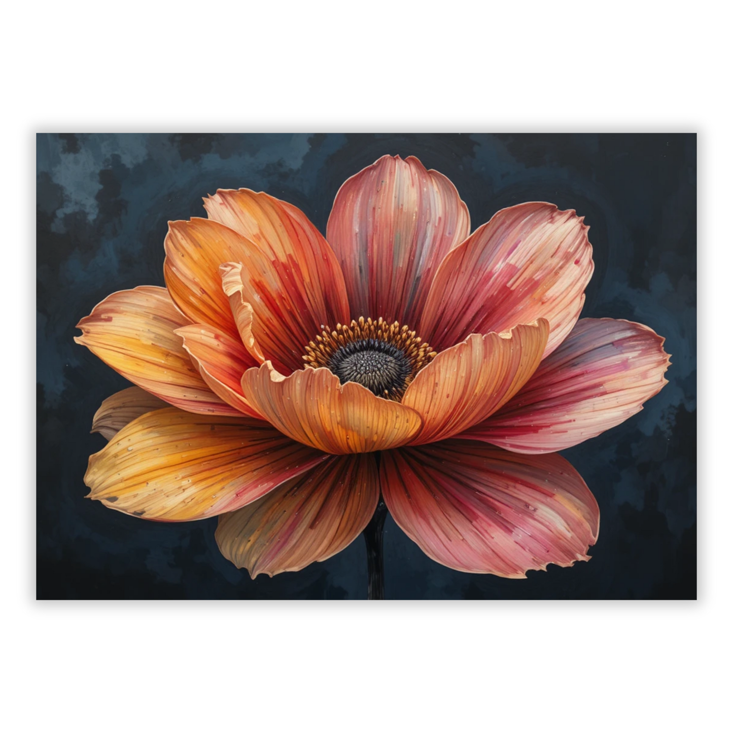 Blush In Bloom Floral Wall Art Canvas Print