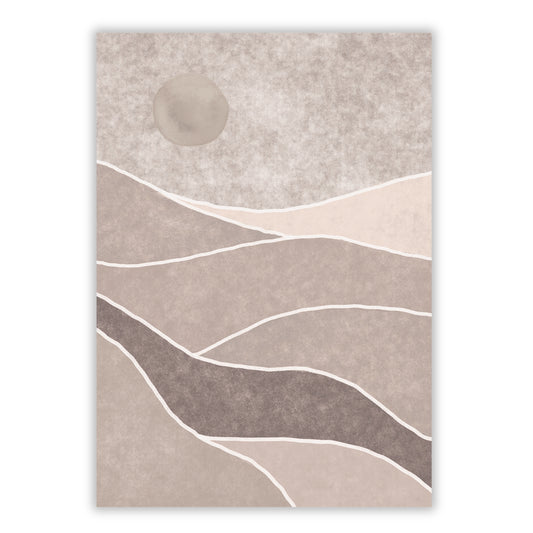 Boho Landscape Wall Art Canvas Print