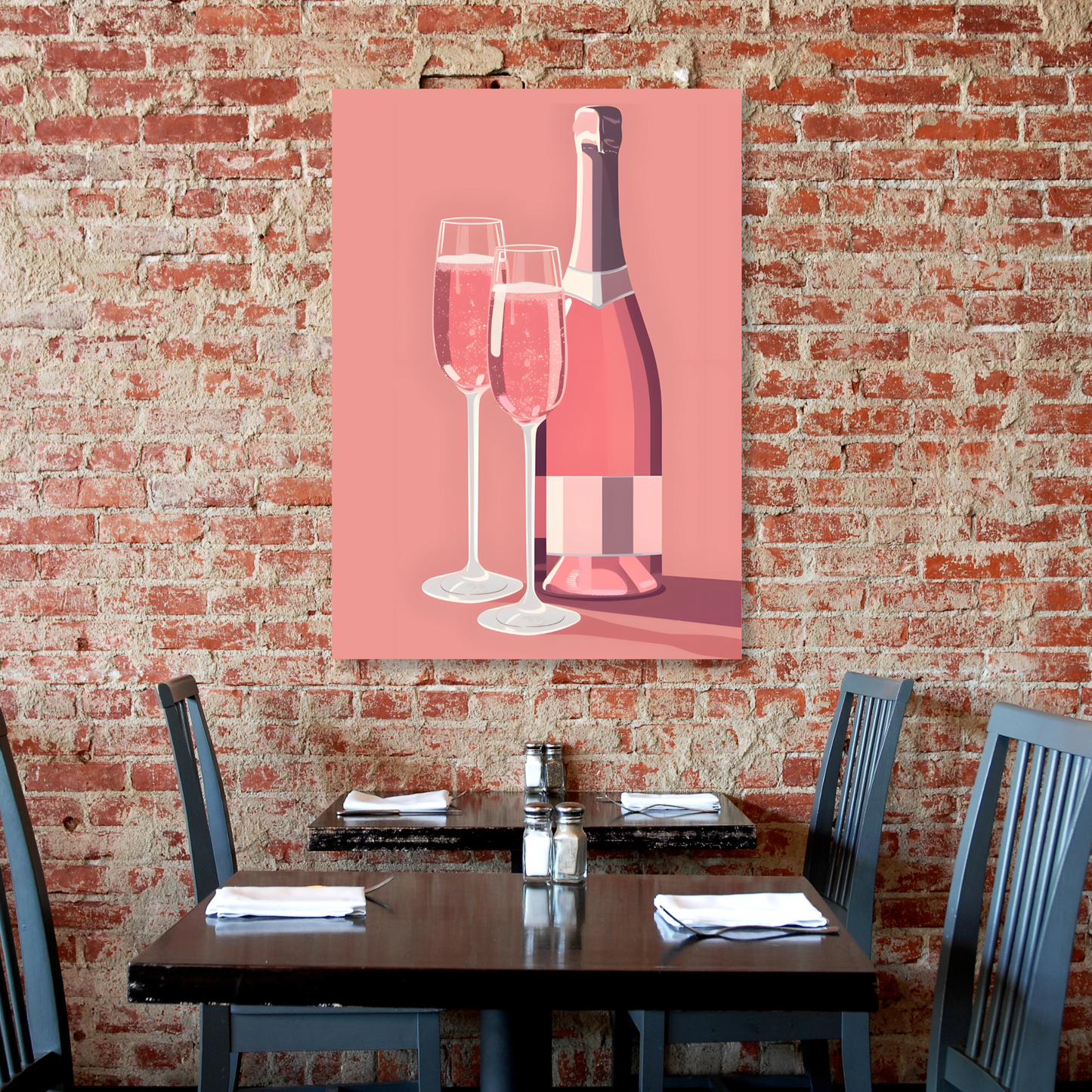 Champagne Wall Art Canvas Print