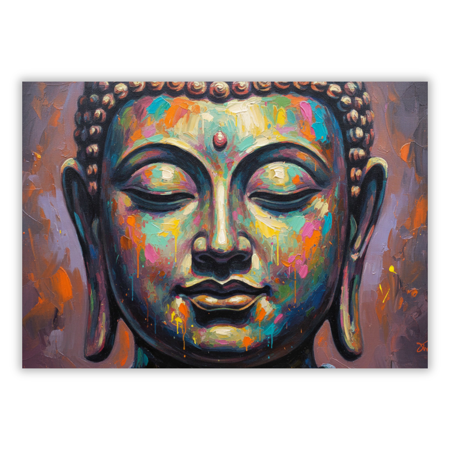 Buddha Art Wall Art Canvas Print