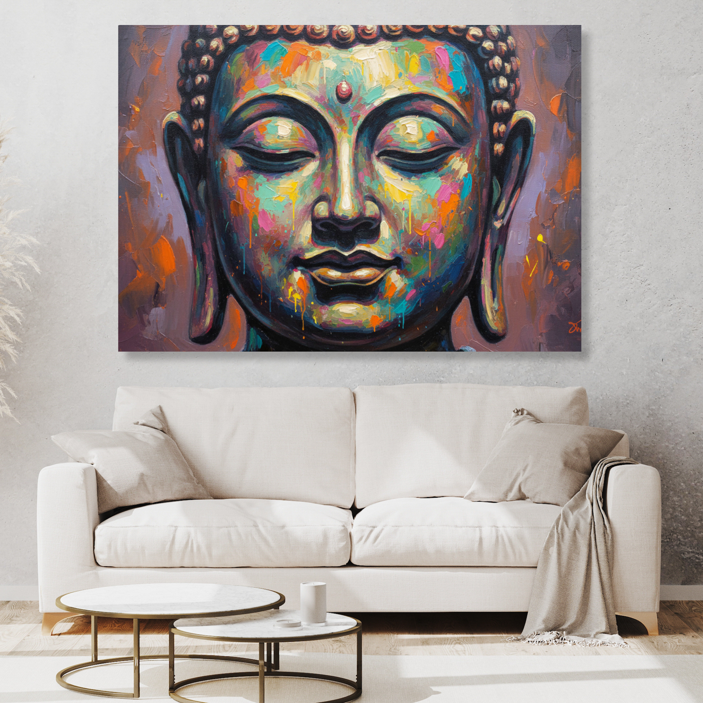 Buddha Art Wall Art Canvas Print