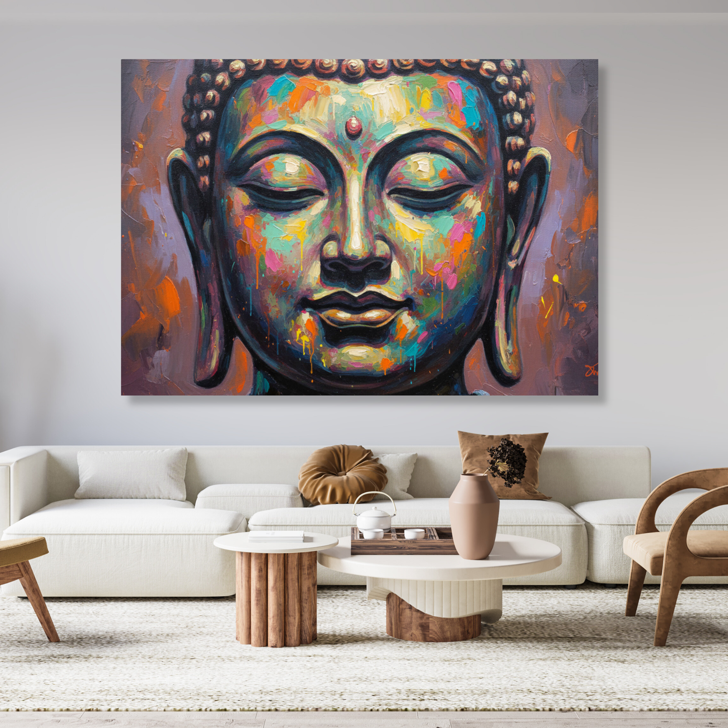 Buddha Art Wall Art Canvas Print