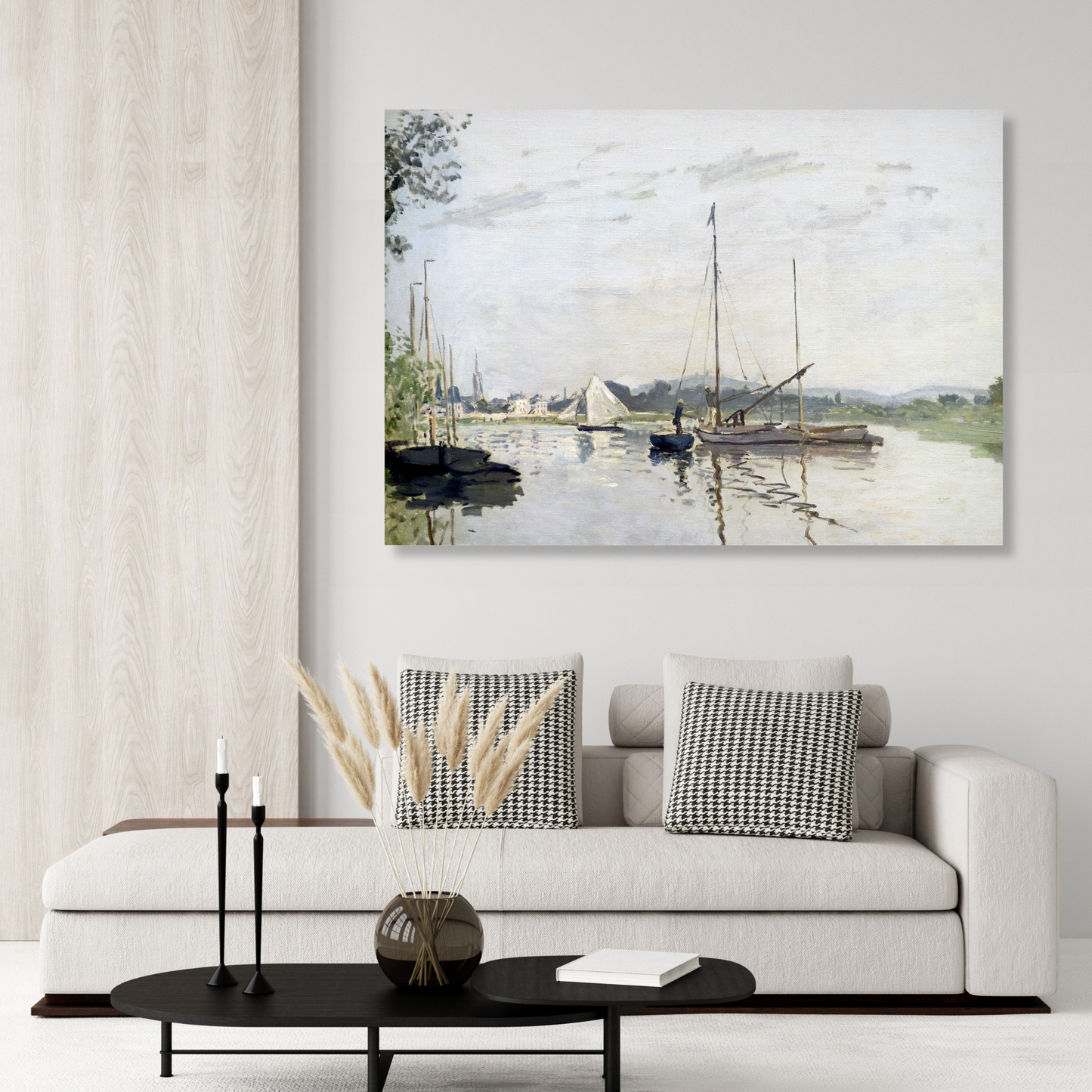 Claude Monet - Argenteuil Wall Art Canvas Print