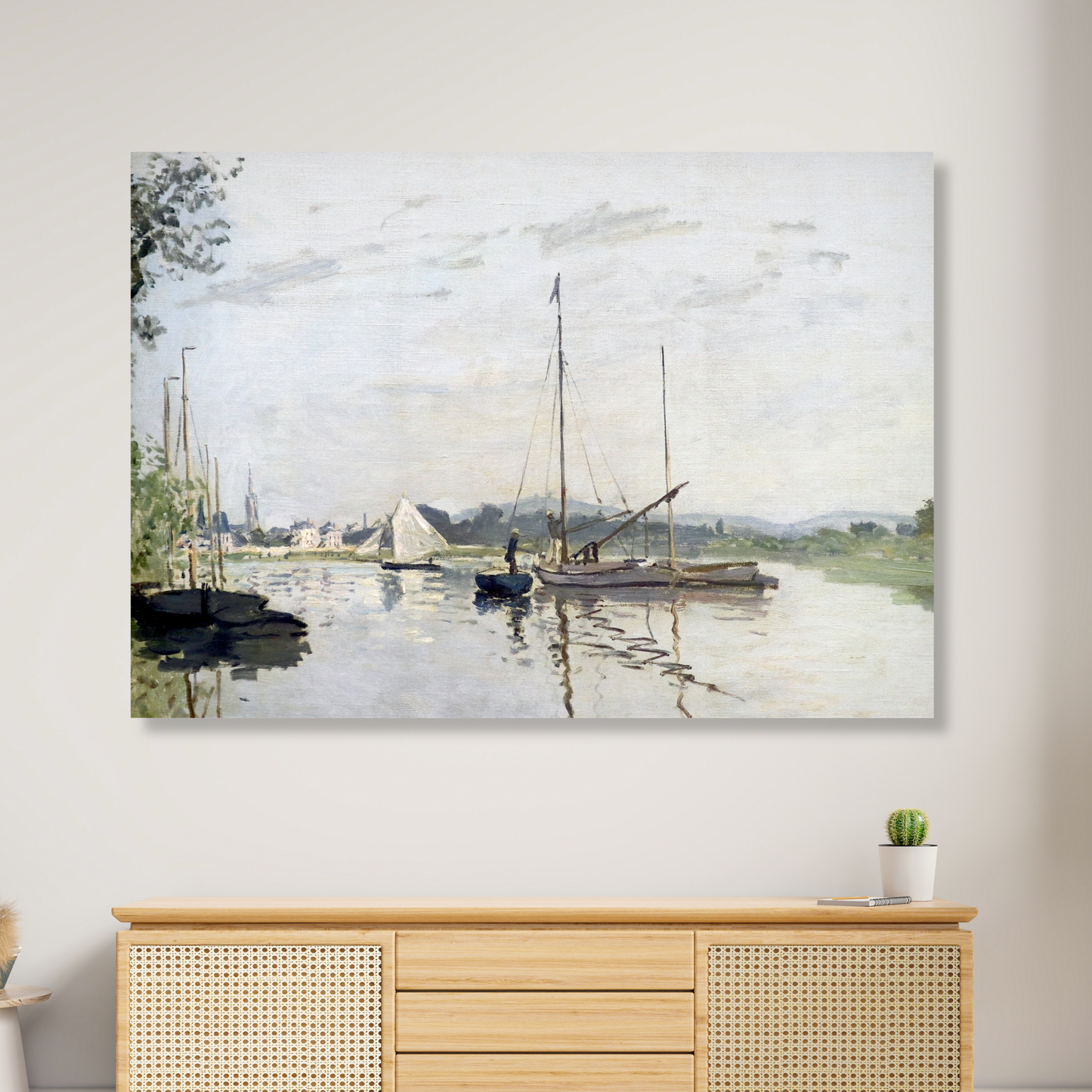 Claude Monet - Argenteuil Wall Art Canvas Print