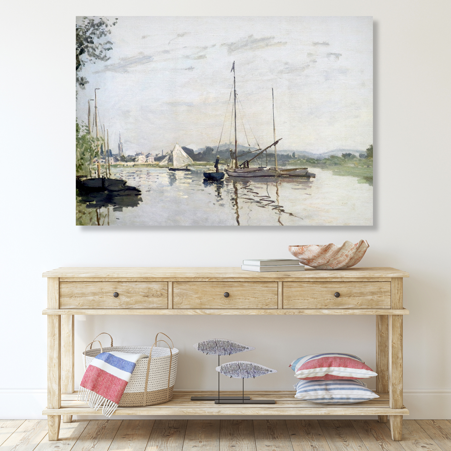 Claude Monet - Argenteuil Wall Art Canvas Print