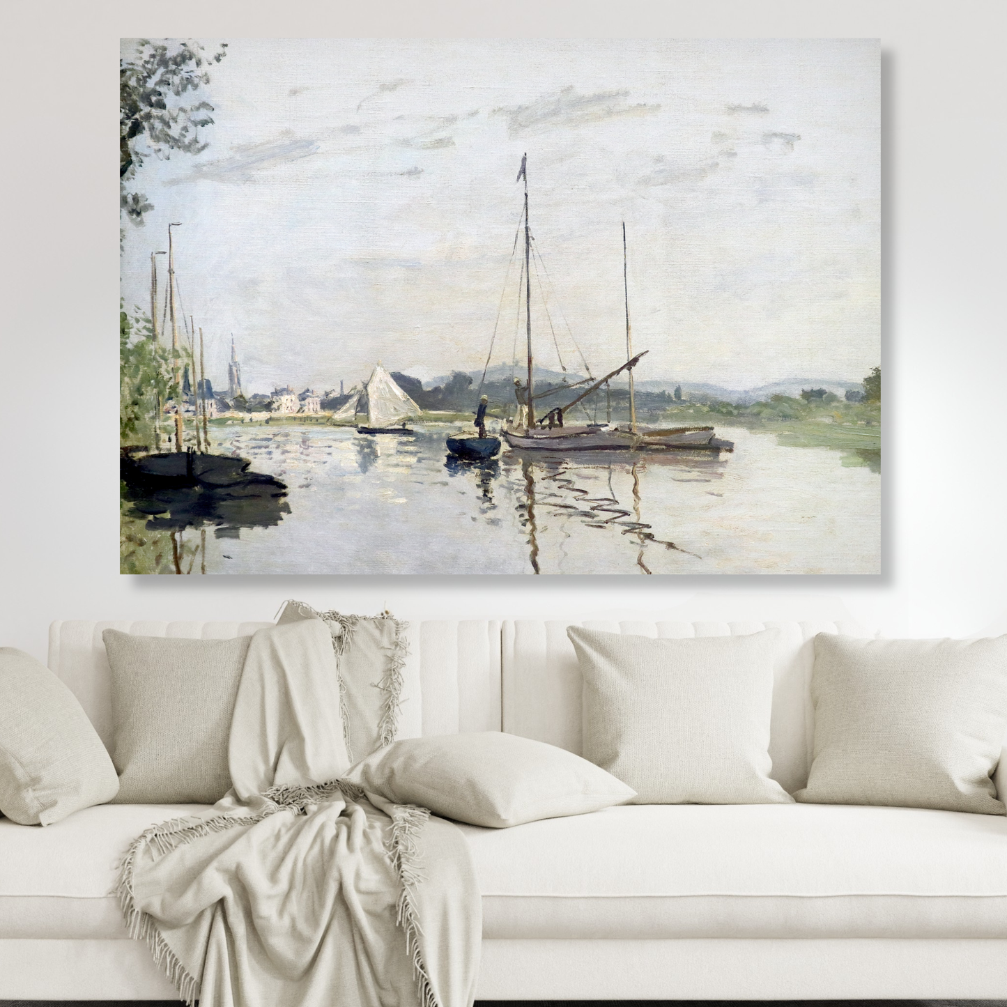 Claude Monet - Argenteuil Wall Art Canvas Print