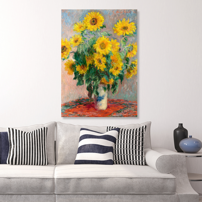 Claude Monet - Bouquet of Sunflowers