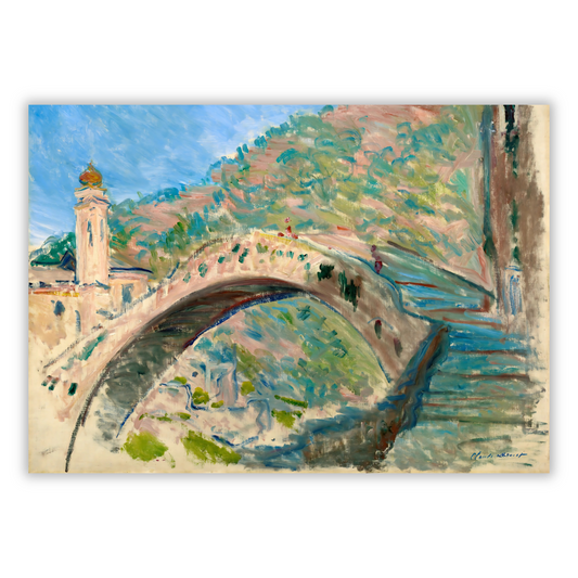 Claude Monet - Bridge At Dolceacqua