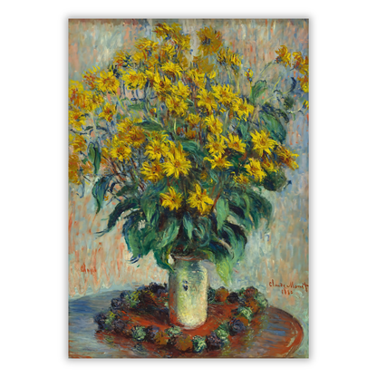 Claude Monet - Jerusalem Artichoke Flowers