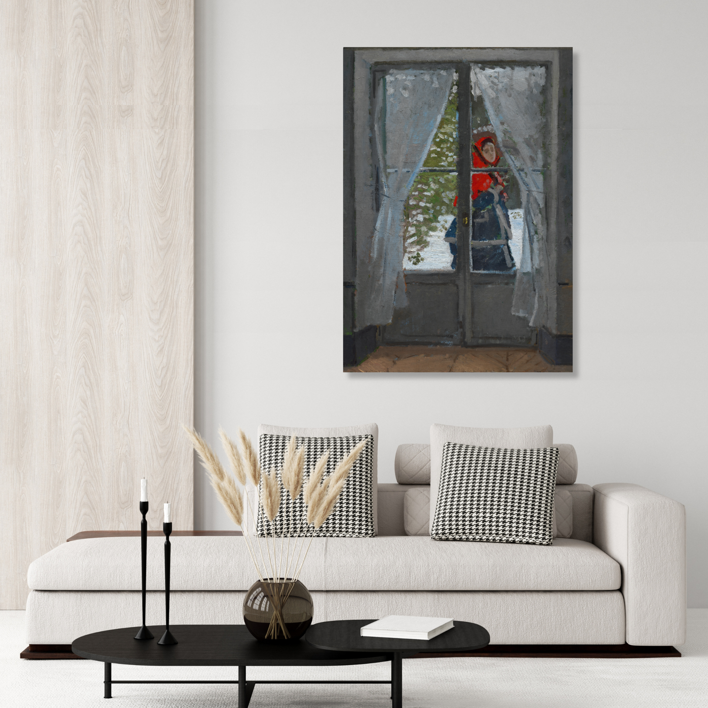 Claude Monet - The Red Kerchief Wall Art Canvas Print